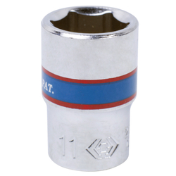 Головка торцевая стандартная шестигранная 1/4", 11 мм KING TONY 233511M