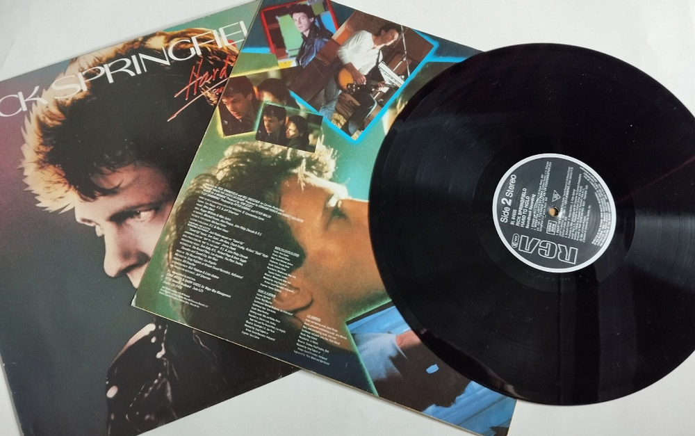 Винтажная виниловая пластинка LP Rick Springfield Hard To Hold Soundtrack Recording (Germany 1984)