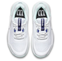 Детские теннисные кроссовки Wilson Intrigue Pro JR - white/bay/skip blue