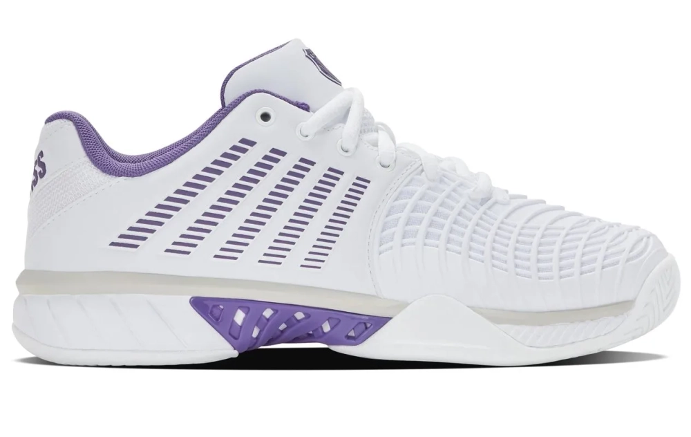 Женские теннисные кроссовки K-Swiss Express Light 3 - white/purple haze/lunar rock