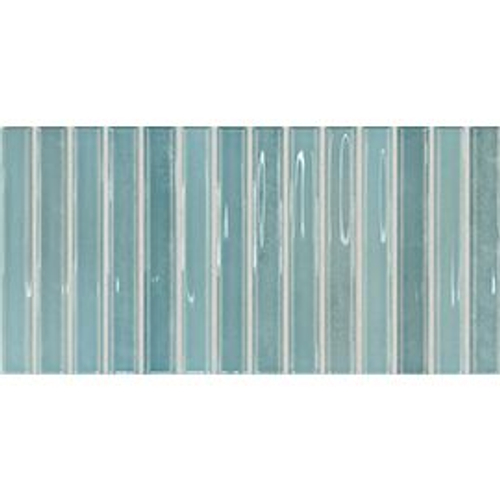 Керамическая плитка для стен DNA FLASH BARS LIGHT BLUE (133474) 12,5х25