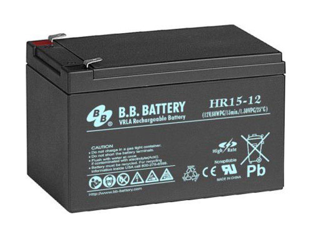 Аккумулятор B.B.BATTERY HR 15-12 Аккумулятор B.B.BATTERY HR 15-12