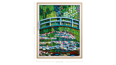 Конструктор LEGO ART 31220 Claude Monet – Bridge over a Pond of Water Lilies