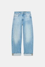 ДЖИНСЫ BAGGY СО СРЕДНЕЙ ПОСАДКОЙ — ZW COLLECTION — ZARA