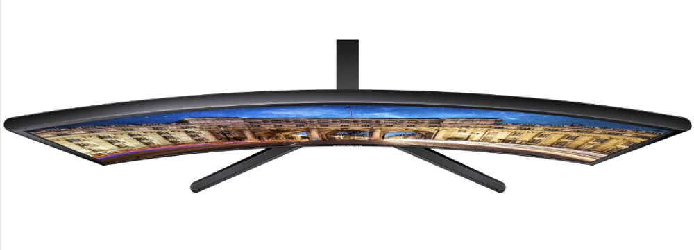 МОНИТОР Samsung 23.5" C24F396FHI, ЧЕРНЫЙ