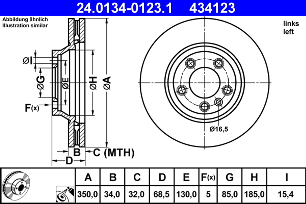 ATE - 24013401231-ATE - Brake Disc