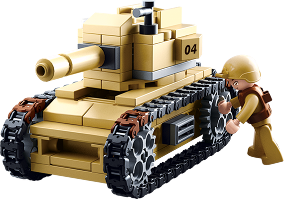 Konstruktor \ Конструктор Sluban Tank
