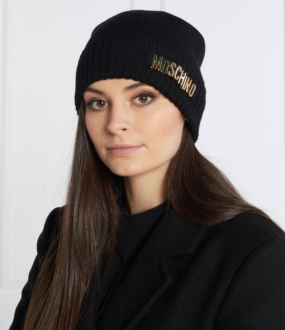 Хлопковая шапка Moschino - черный(65380 M2972)
