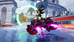 Sonic Racing CrossWorlds + Pre Order Bonus (диск для PS4, интерфейс и субтитры на русском языке)