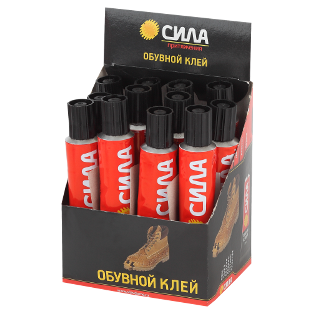 Клей СИЛА SSTB-30 обувной 30 мл туба | Клеи бытовые и универсальные