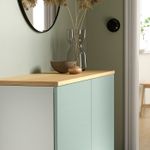 Верхняя панель IKEA BESTA (БЕСТО), Дубовый шпон, 120x42 см