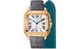 CARTIER SANTOS DE Automatic Mechanical Movement Men"s Watches Watch 35.1mm 35.1*8.83mm White Dial