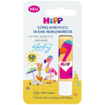 Hipp Baby Sanft Детская солнцезащитная увлажняющая помада для губ SPF50, без отдушки, 4.8 г (из Финляндии)