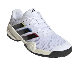 Детские теннисные кроссовки Adidas Barricade K - cloud white/core black/core black