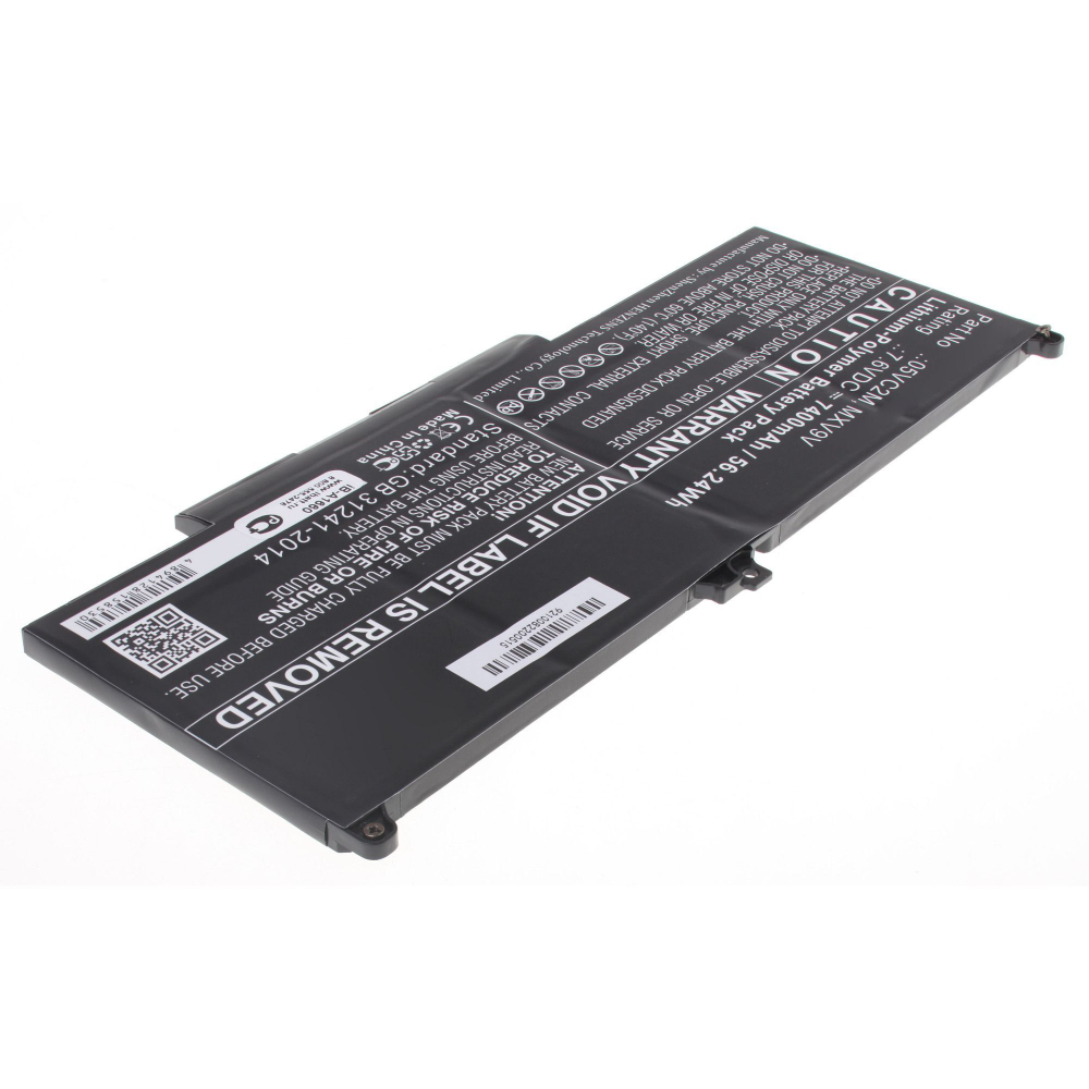 Аккумулятор iBatt 7200mAh для ноутбука Dell Latitude 14 7400 (05VC2M, MXV9V)