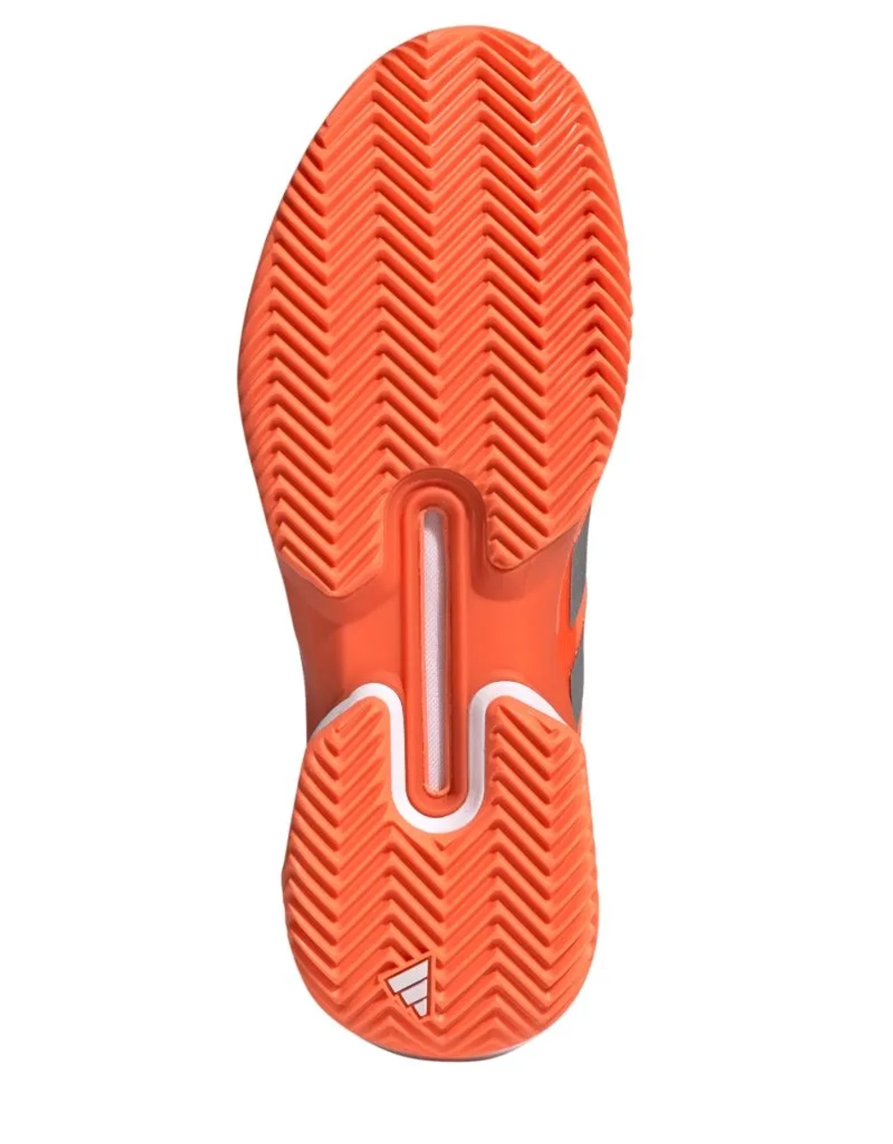 Теннисные кроссовки Adidas Adizero Ubersonic 5 M Clay - lucid orange/silver metallic/core black