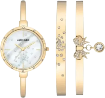 Женские часы Anne Klein AK/3274GBST (В наборе)