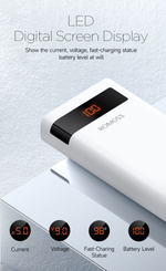 Power Bank внешний аккумулятор повербанк 30000 мАч 22.5W PD 20W ROMOSS.