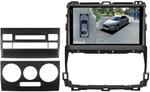 Магнитола для Toyota Land Cruiser Prado 120, Lexus GX470 (экран климата внизу, большая рамка) - Teyes CC3-2K-360 на Android 10, Быстрая, 2K QLED, CarPlay, 4G SIM-слот, 4 камеры в комплекте