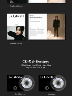 Альбом LIBELANTE - LA LIBERT 1st Mini Album ROH HYUN WOO Version