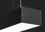 Подвесной линейный LED светильник LP35-1500 82Вт 5000К IP20 черный 7544Лм 1500х50х32мм DARKLUM