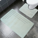 Комплект ковриков DKTX Comfort Linea 2шт 60*100/50*60см 10мм 0002 (молочный)