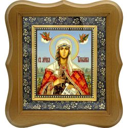 Татиана Римская Святая мученица с ангелами. Икона на холсте.