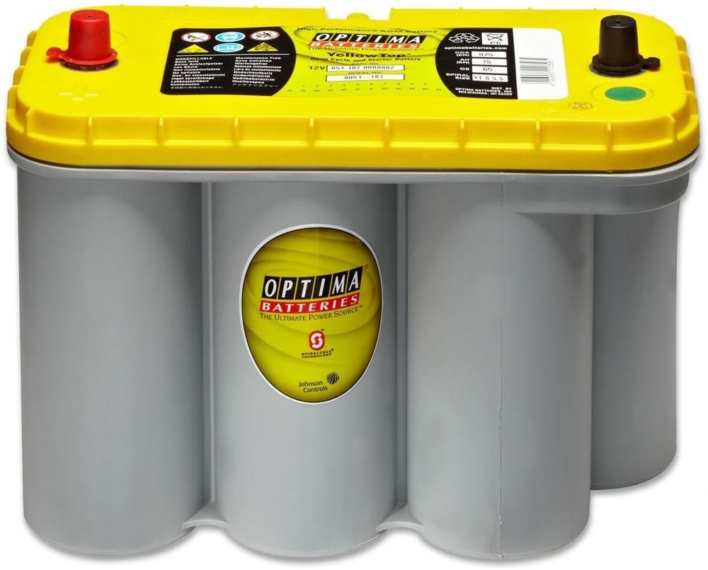 OPTIMA Yellow Top 6CT- 75 ( 8051-187 ) аккумулятор OPTIMA Yellow Top 6CT- 75 ( 8051-187 ) аккумулятор