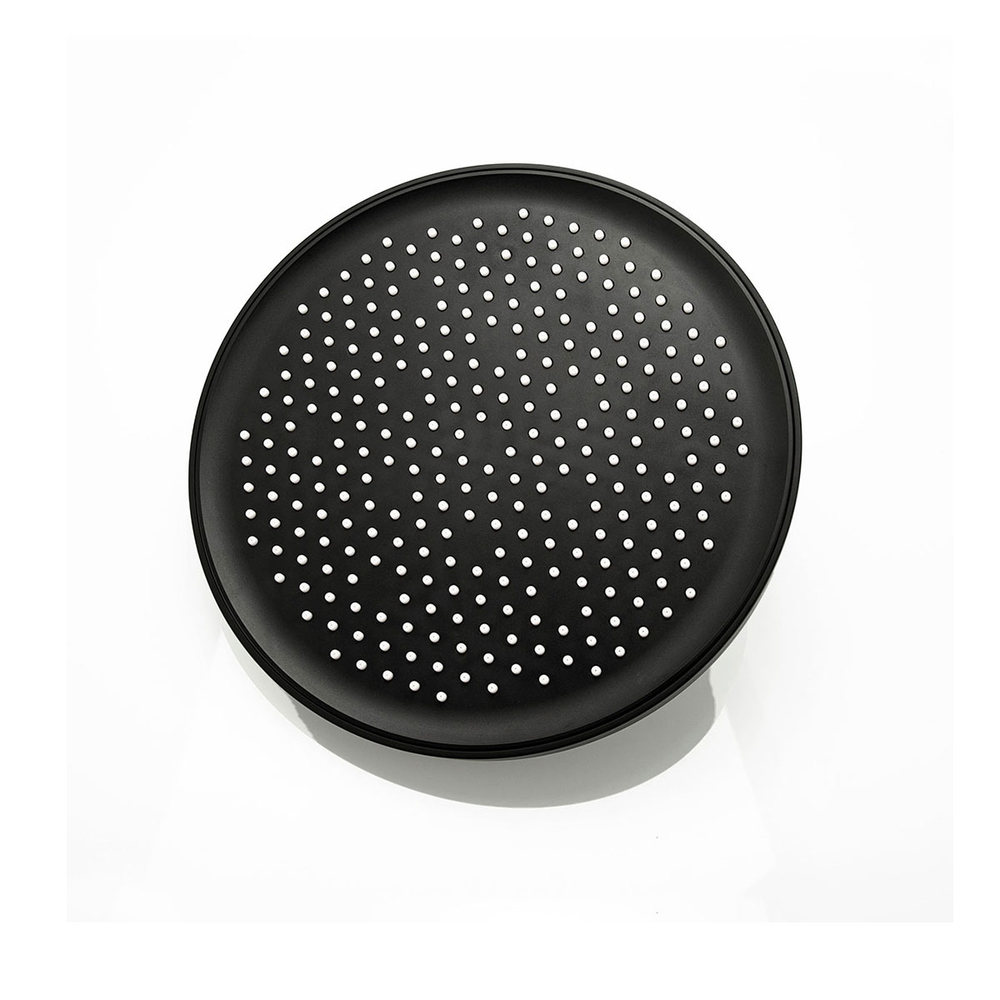 Верхний душ с держателем Vincea  VSHD-42CMB, черный