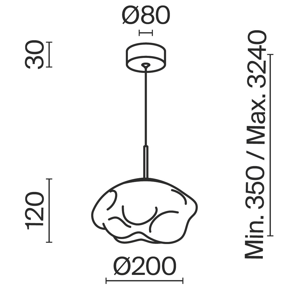 Подвесной светодиодный светильник Maytoni Malleata MOD516PL-L5PT3K