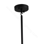 Ceiling design lamp  AGNES by Roll & Hill (20 lampshades,  Black)