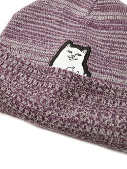 Шапка Rip N Dip Lord Nermal Marled Beanie Dark Purple