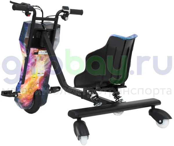 Электро Дрифт-карт IKINGI Drift Cart P2 250W (36V/4.4Ah) - Синий Космос фото №4