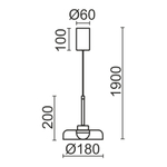 Подвесной светильник Freya FR5602PL-L5BR