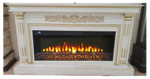 Электрокамин Royal Flame Sicilia Сицилия с золотой патиной с линейным очагом 90см обогревом, ширина 1,5 метра