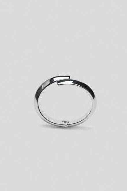 ZARA X BAISI GUADAGNINO МЕТАЛЛИЧЕСКИЙ БРАСЛЕТ, СЕРЕБРЯНЫЙ