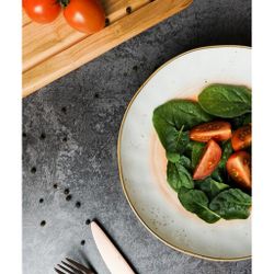 Салатник 450 мл d 21,5 см h3,8 см оранжевый фарфор "The Sun Eco" P.L. Proff Cuisine [6]