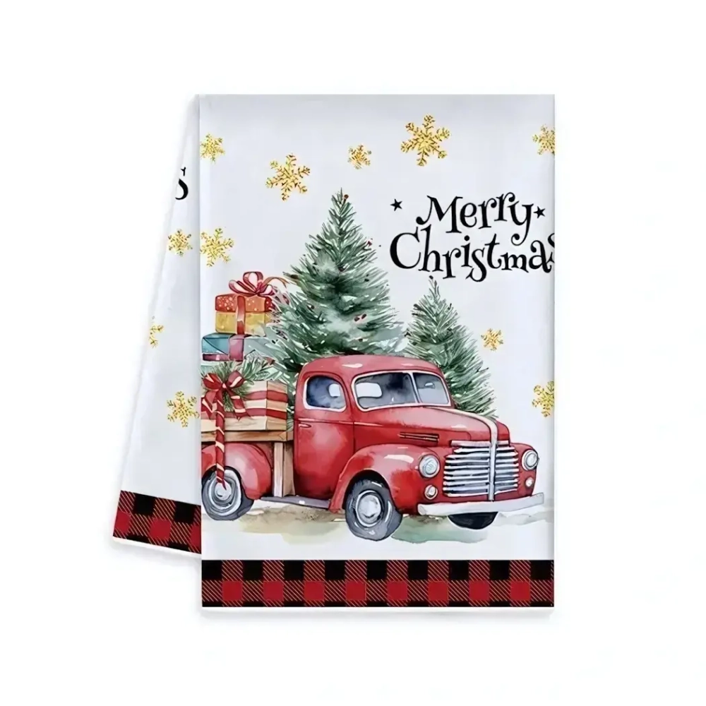 Полотенце кухонное «Wishes - Подарки» 40*57 см, микрофибра 200 гр/м2