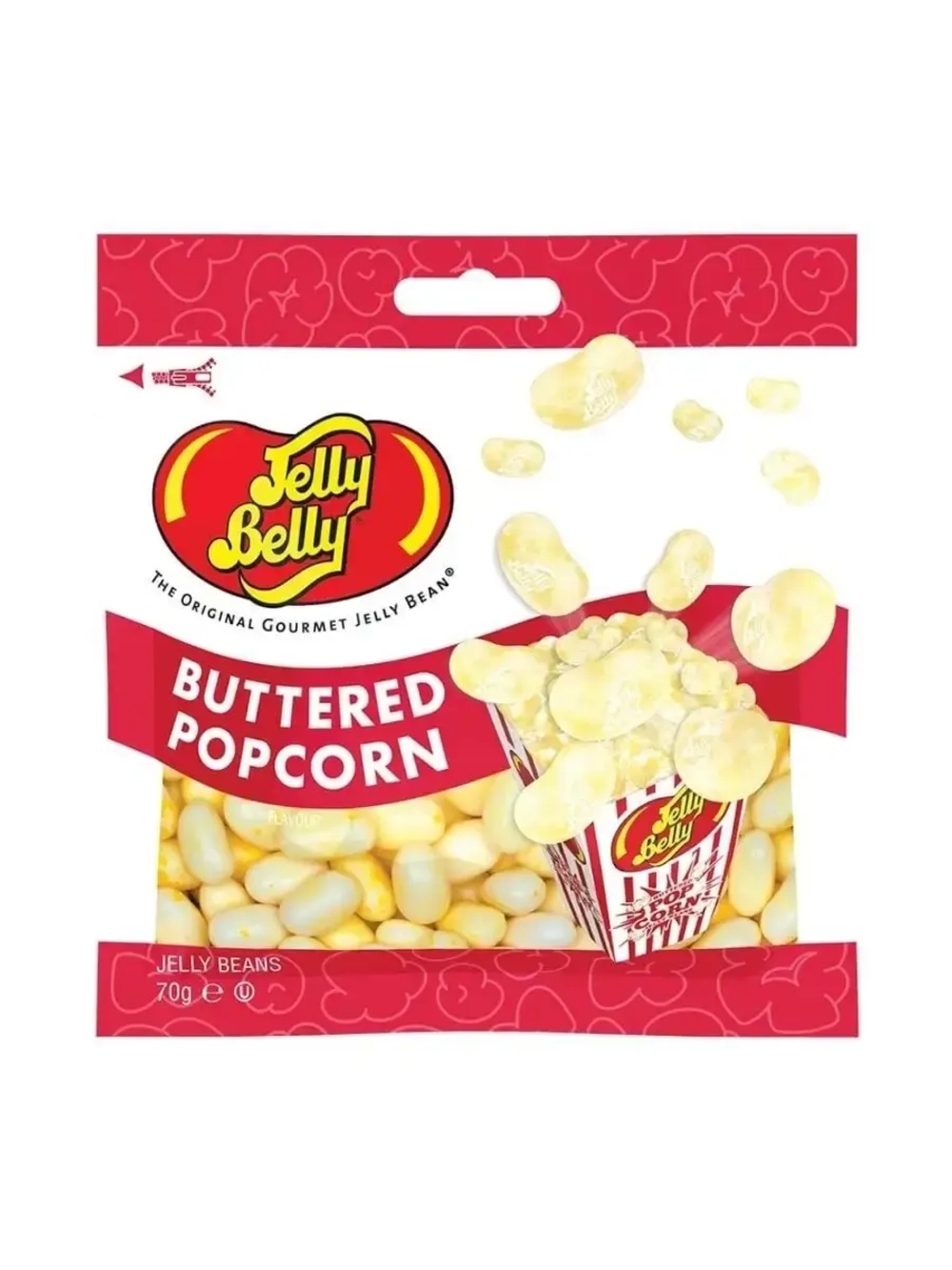 Конфеты Jelly Belly Buttered Popcorn Сливочный Попкорн