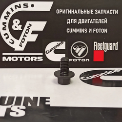 Болт M6 X1.00 X 10 крепления масляной форсунки 2,8 Cummins/Камминз (3900625)