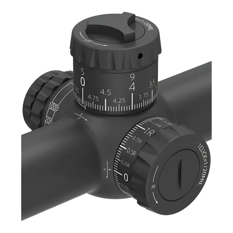 Прицел Vector Optics Tauron (Taurus) ED 5-50x60, SF, VCO-5 (MIL) - крупный план маховиков регулировки