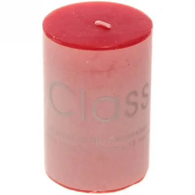 Свеча «Classic» 5*7,5см цвет красный ZD-002