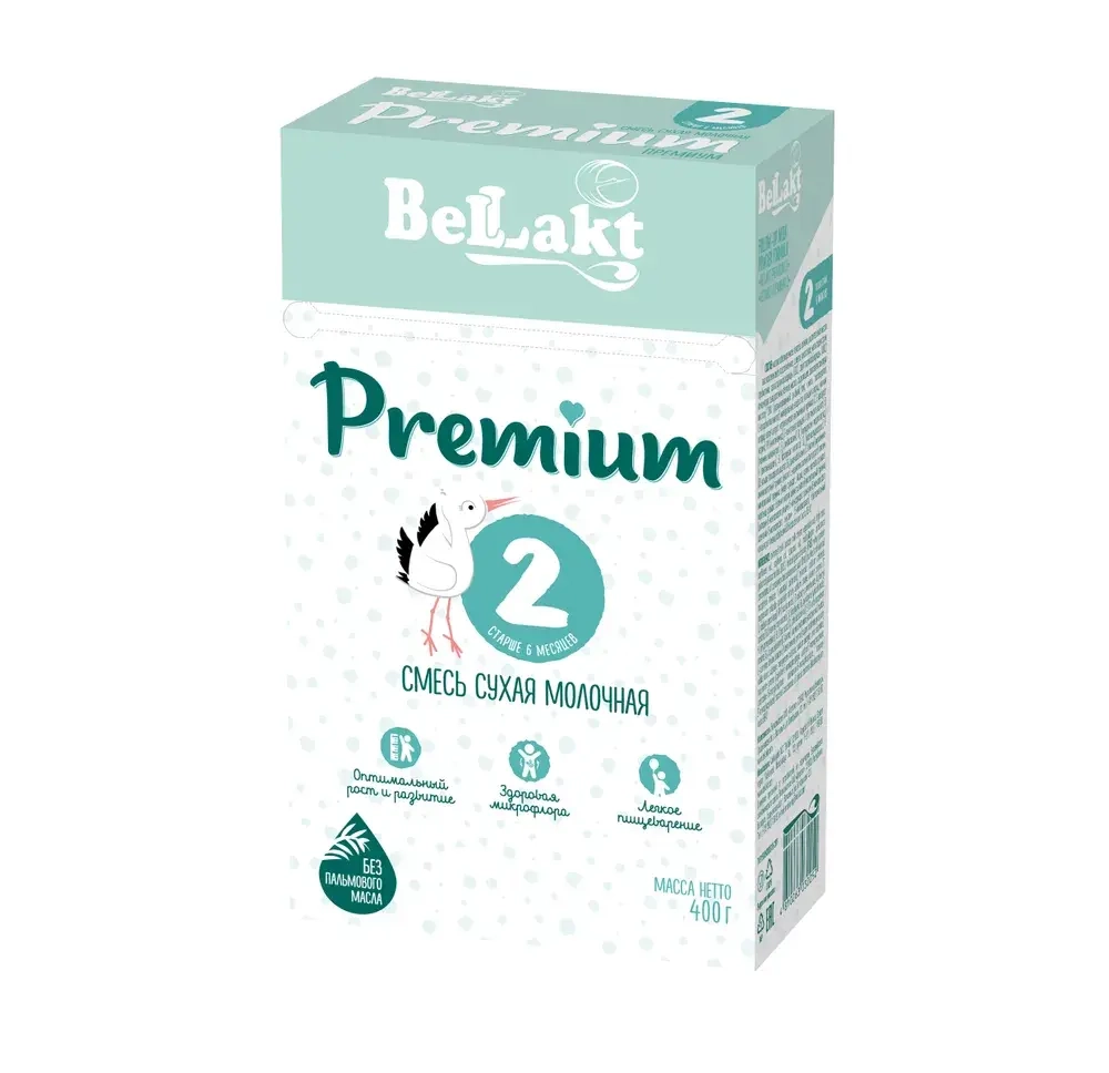 Смесь сухая молочная Беллакт Premium 2 от 6 до 12 месяцев