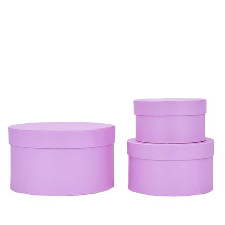 Коробка ШАЙБА С КРЫШКОЙ 21*21*11,5 РОЗОВЫЙ