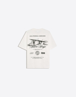 Мужская футболка boxy fit с принтом, арт. 2550/734 - BERSHKA