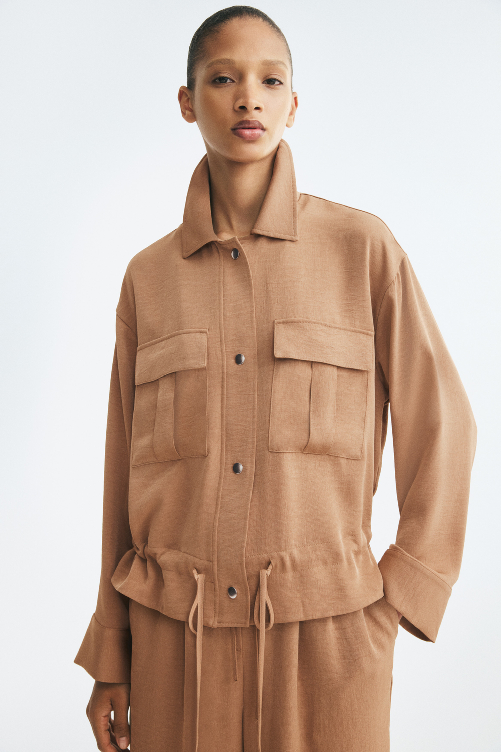 Рубашка-карго со стяжкой - H&M
