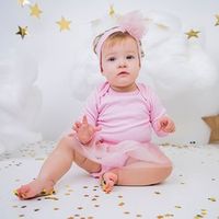 Боди с длинным рукавом "Роза" 0+