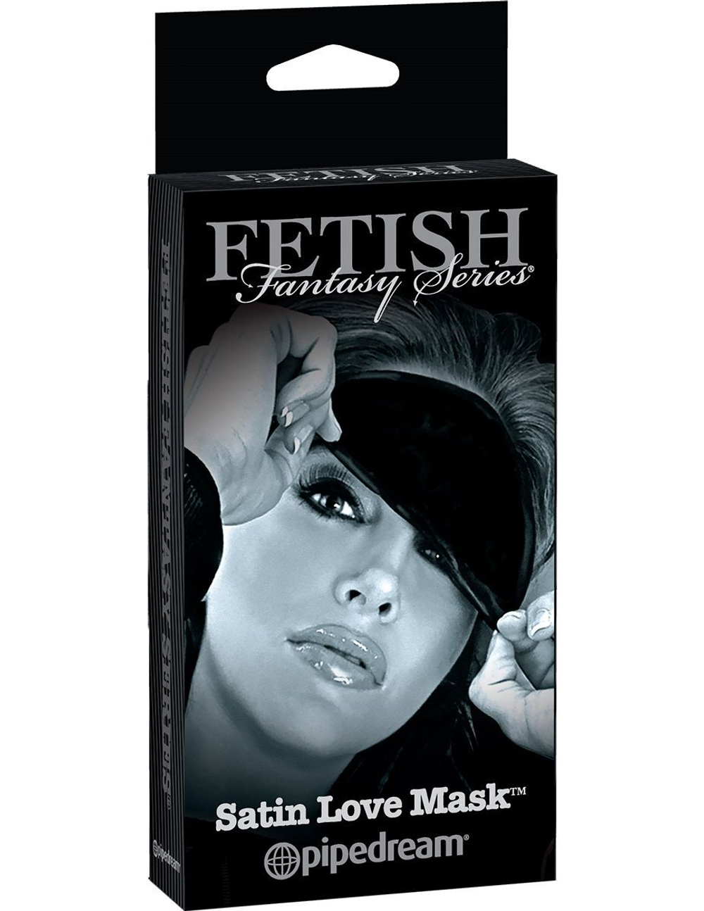 Эротическая маска на глаза Satin Love Mask (Цвет: черный)