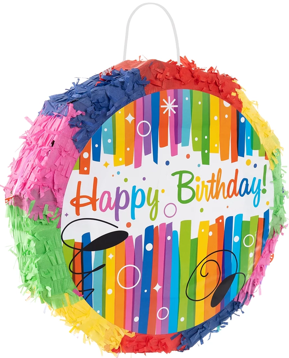 Пиньята "Яркий Happy Birthday"