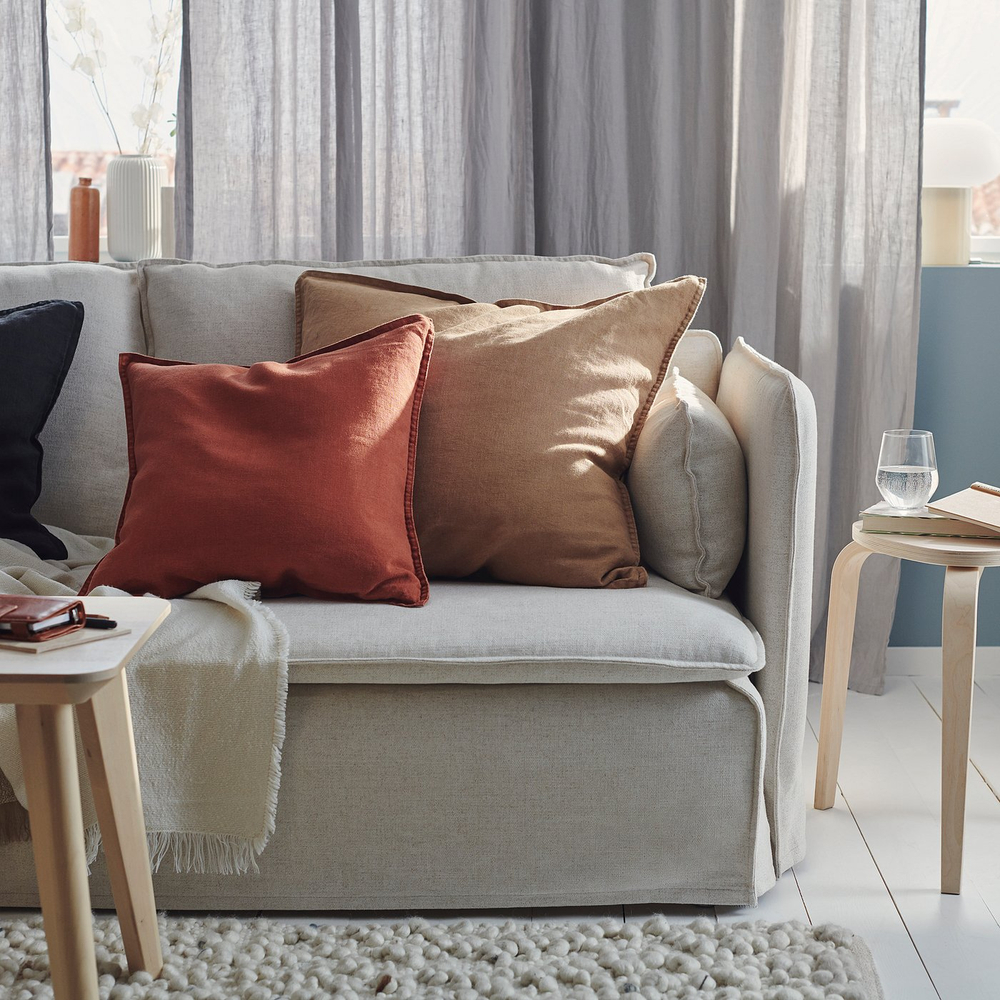 IKEA DYTÅG  (ИКЕА ДИТОГ)  -  Наволочка - красно-коричневая 50x50 см